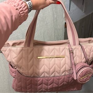 Girl🎀Mom👛Steve🌸Madden Blush Quilted Tote